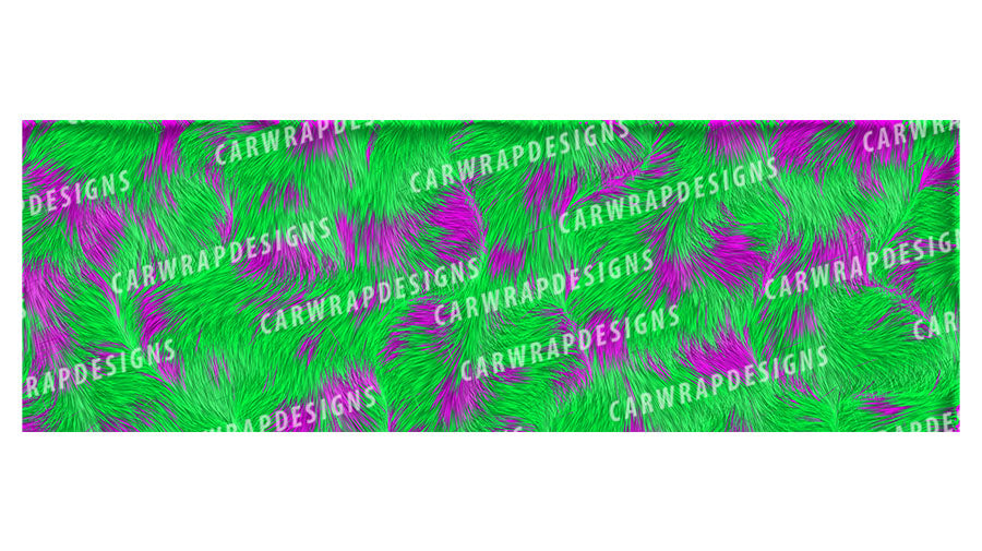 Calico Cat Fur | Green and Pink Background